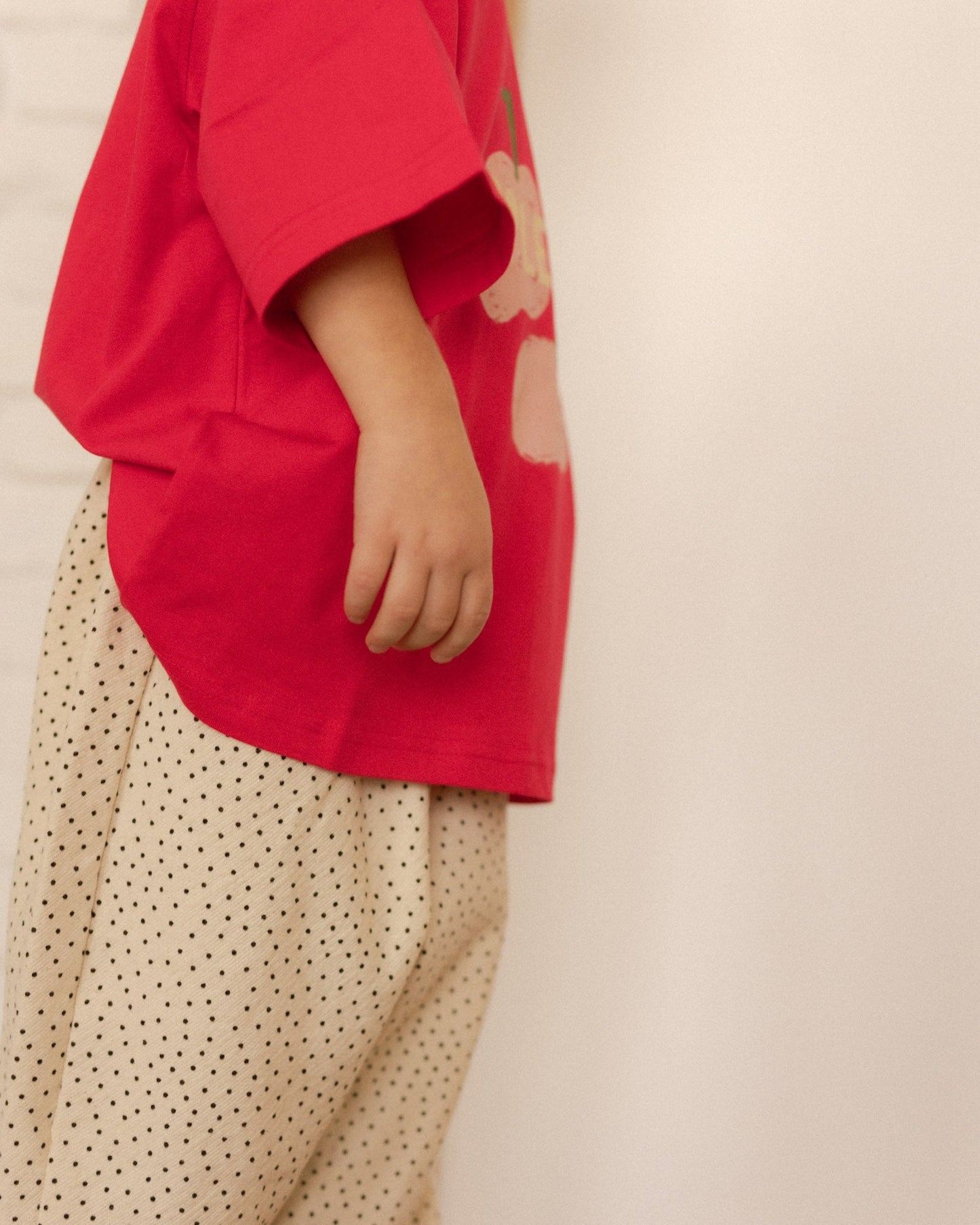 polka dot pants - Pigeon said please