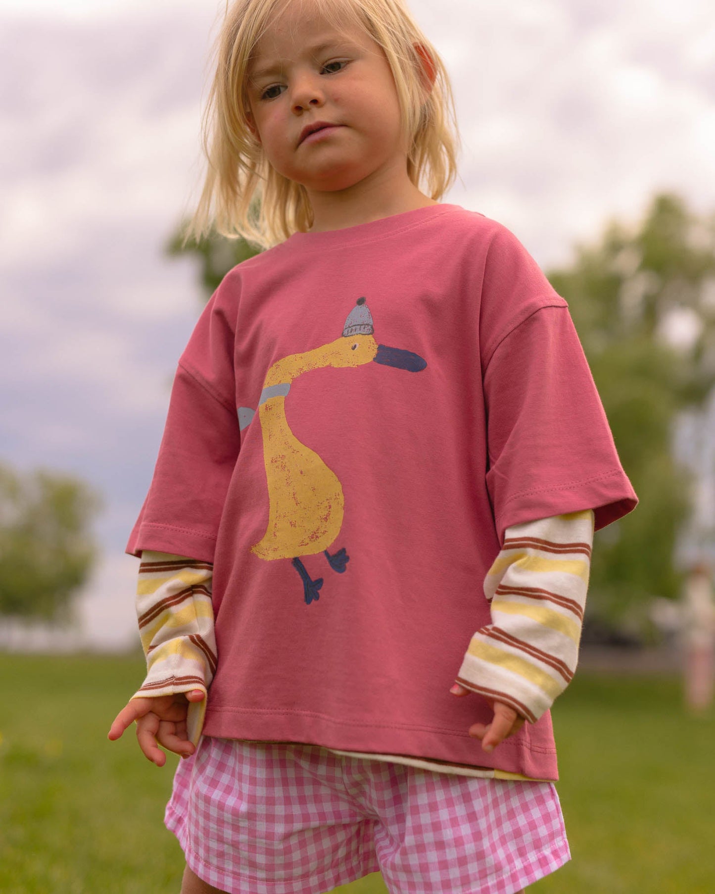 silly goose tee - Pigeon said please