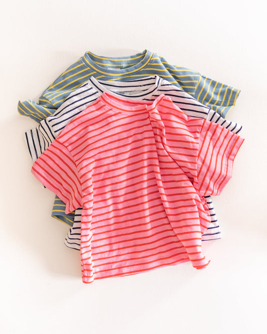 staple stripe tee - Pigeon said please