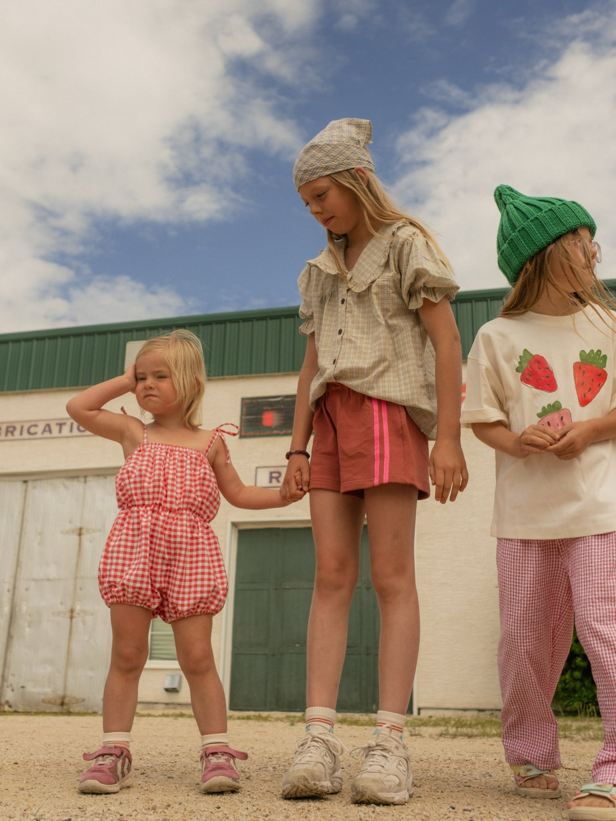 strawberry field romper - Pigeon said please