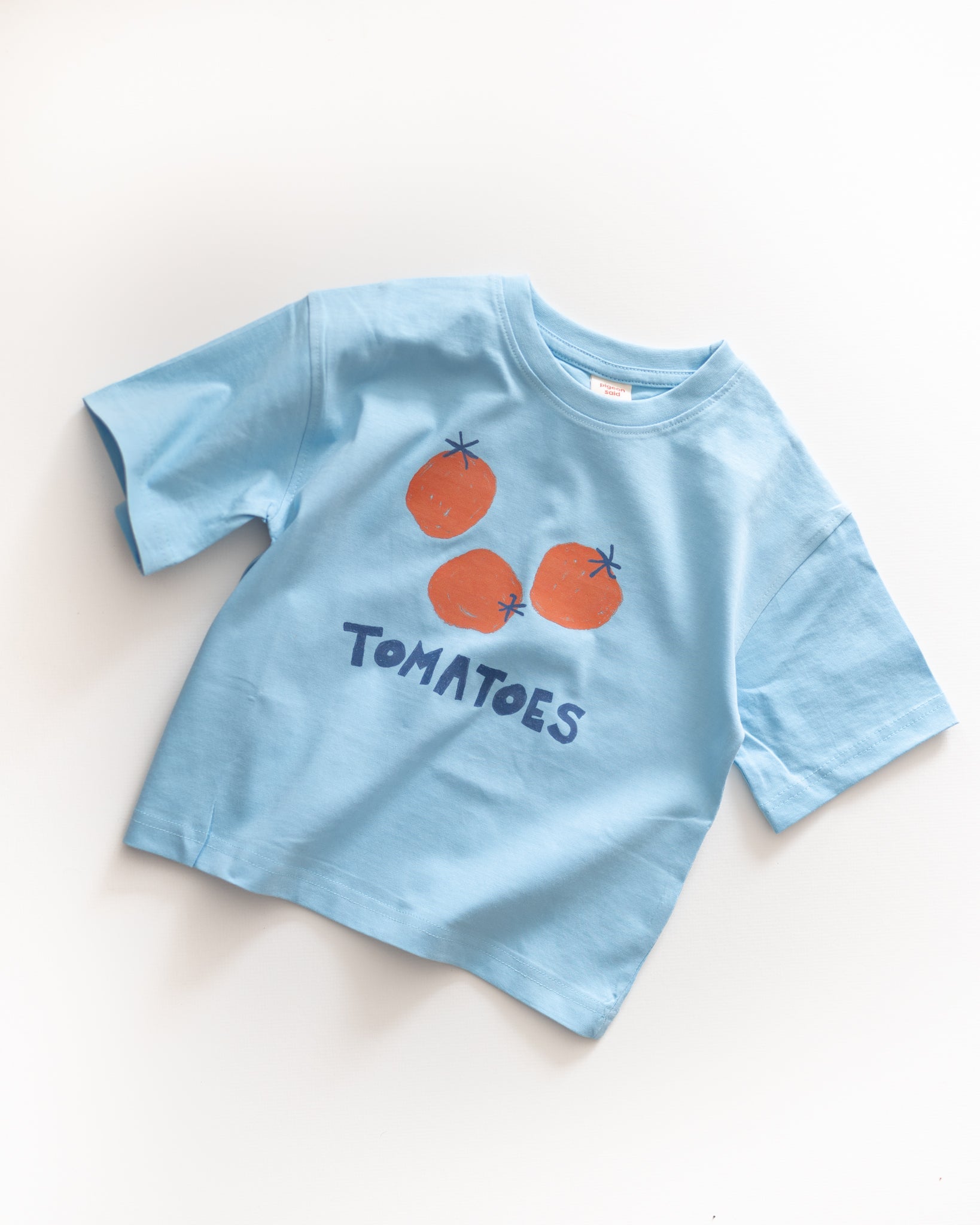 tomato tee - Pigeon said please