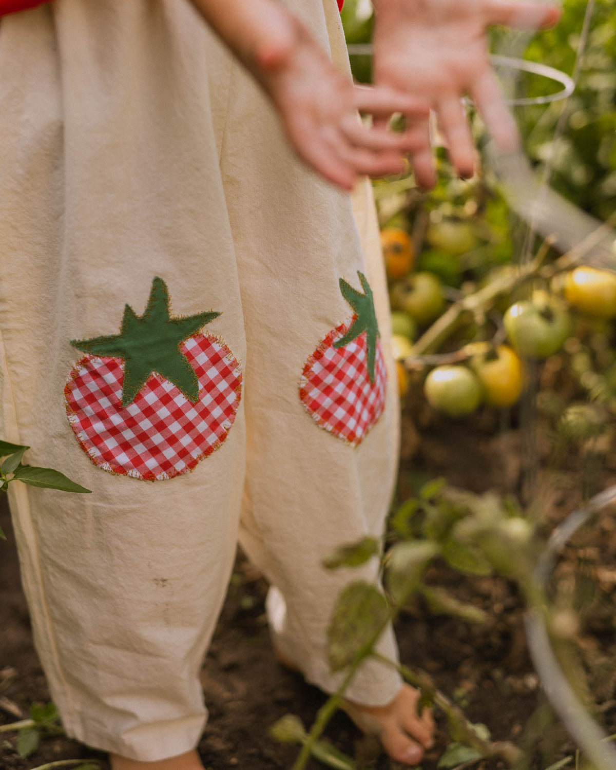 100% cotton unique patch work pants