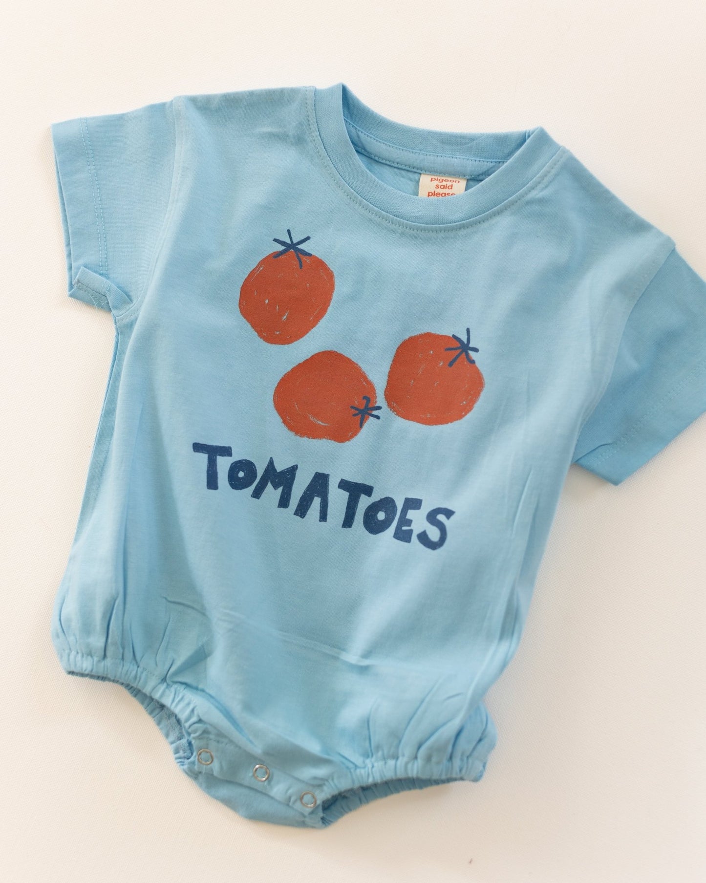 tomatoes romper - Pigeon said please