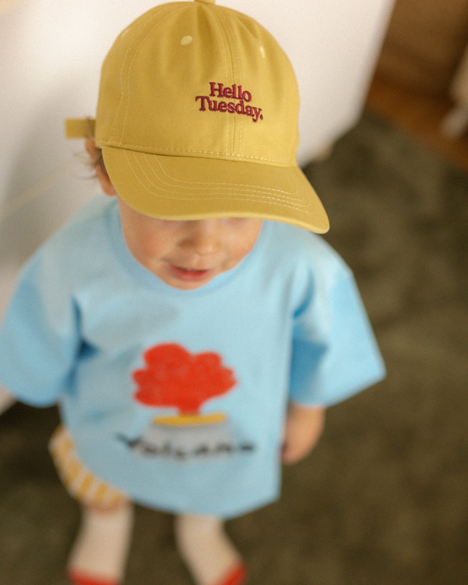 tuesday kids cap - Pigeon said please