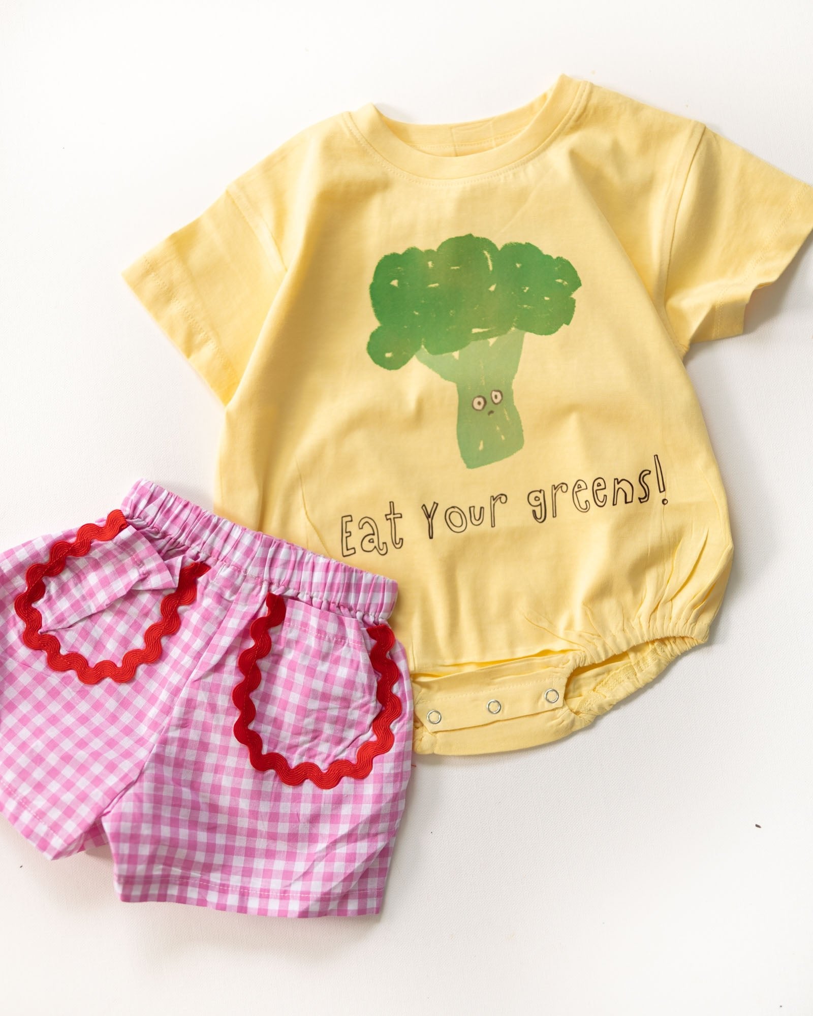 vegetable romper - Pigeon said please