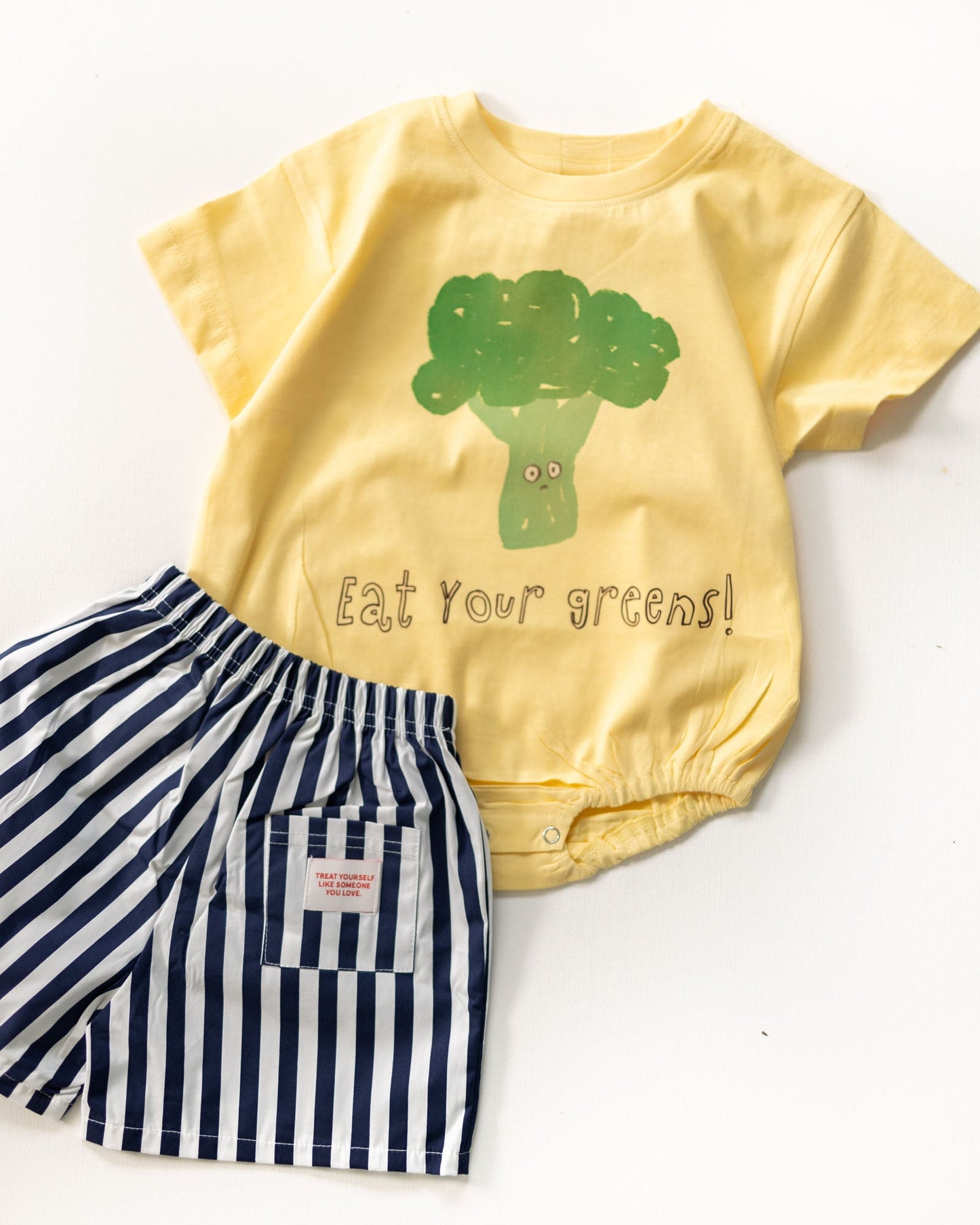 vegetable romper - Pigeon said please