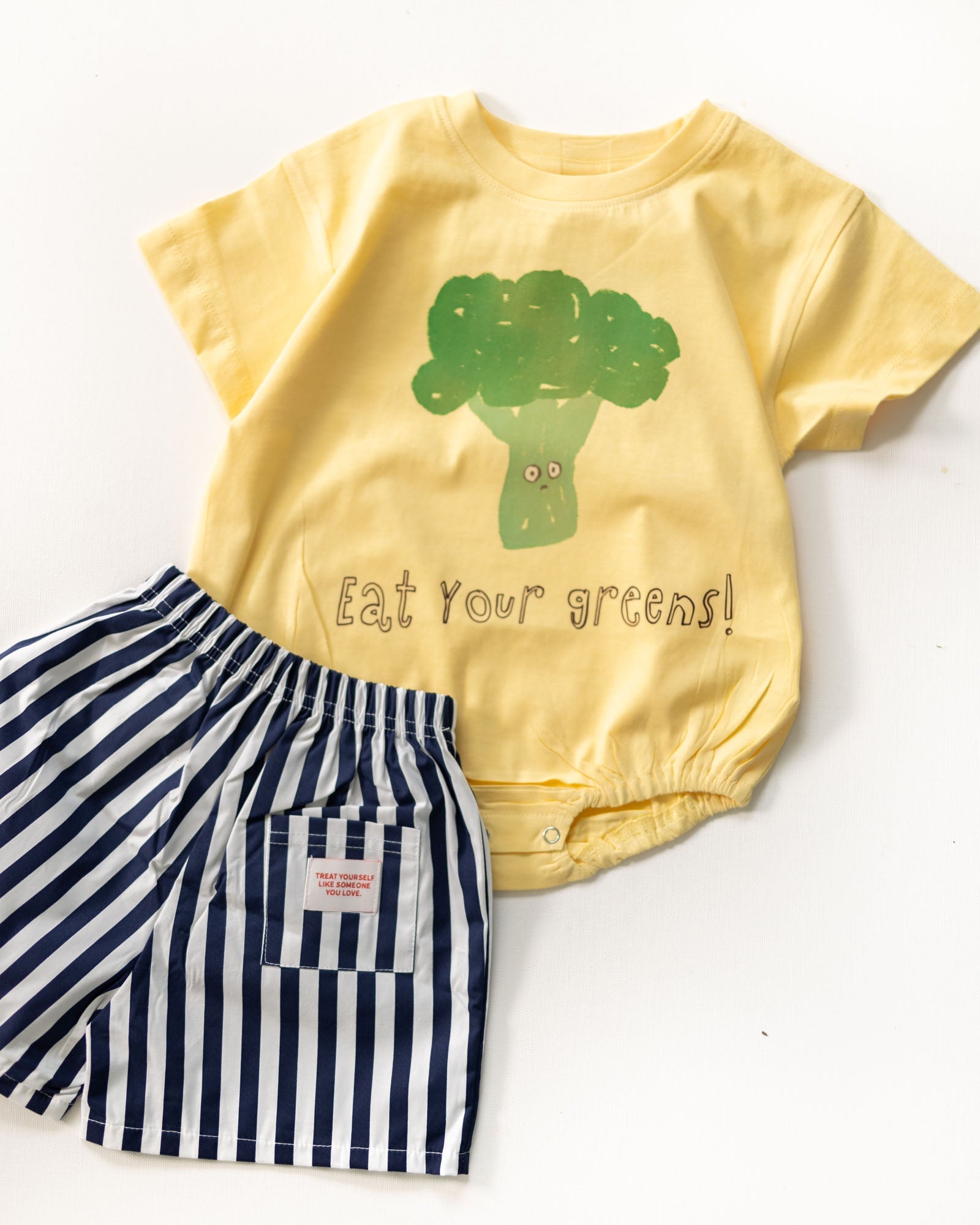 vegetable romper - Pigeon said please