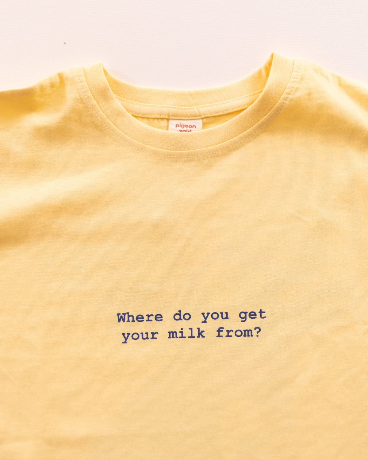 where's milk from tee - Pigeon said please