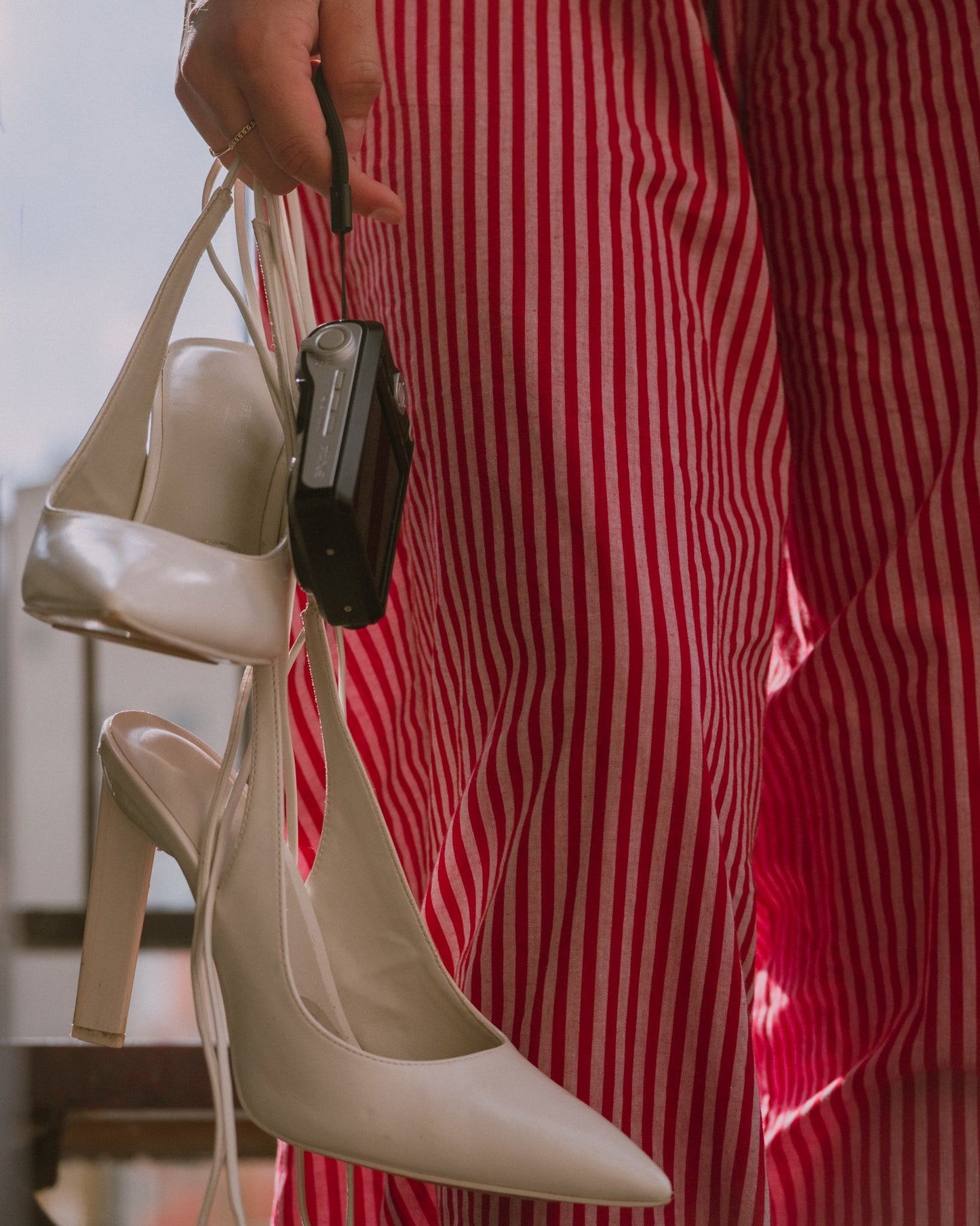 womans lottie stripe pants - Pigeon said please